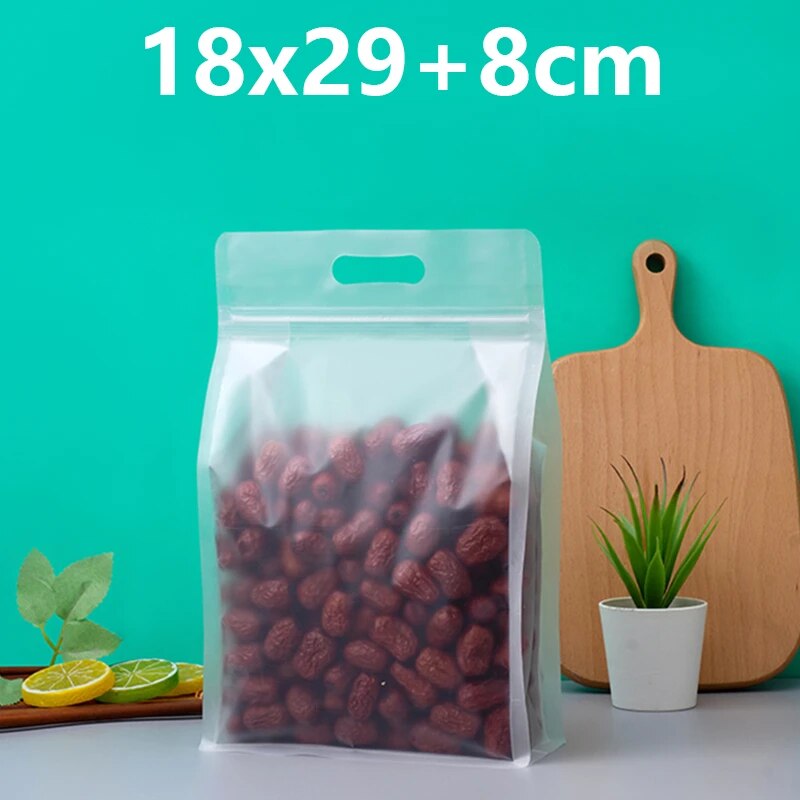 CHUNTIAN StoBag 50pcs Food Packaging Ziplock Bags with Handle
