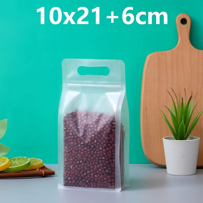 CHUNTIAN StoBag 50pcs Food Packaging Ziplock Bags with Handle