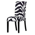 thumbnail image 1 of CHUNTIAN Stretch Black And White Chair Cover Universal Size Elastic Chair Covers Slipcovers Removable Dining Seat Covers Banquet Hotel, 1 of 6