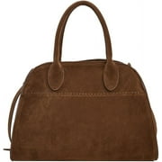 CHUNTIAN Suede Tote Bag for Women Casual Work Tote Top-handle Satchel Bag Suede Leather Hobo Bag Vintage Crossbody Shoulder Bag