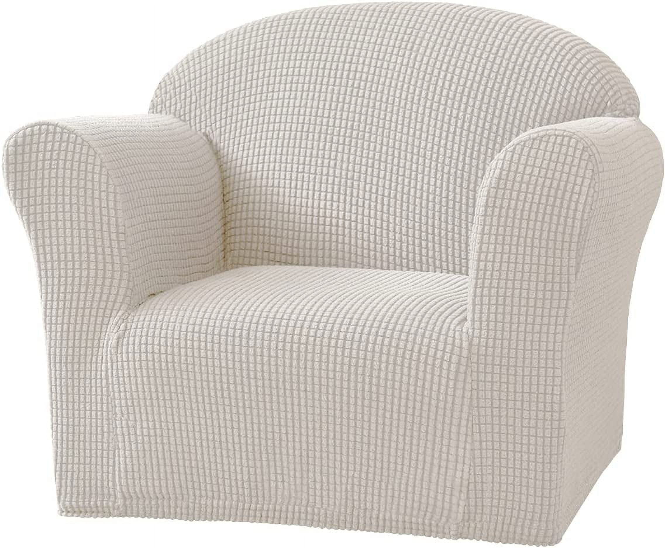 CHUNTIAN Toddler Chair Covers Kids Arm Chair Covers Stretch Kids Armchair Covers Jacquard Toddler Couch Cover Soft Mini Sofa Covers for Kids Fold Out Sofa Home Protection Cover,11