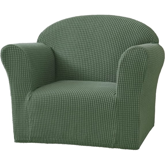 CHUNTIAN Toddler Chair Covers Kids Arm Chair Covers Stretch Kids Armchair Covers Jacquard Toddler Couch Cover Soft Mini Sofa Covers for Kids Fold Out Sofa Home Protection Cover,11
