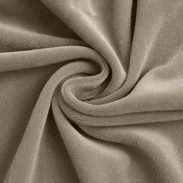 CHUNTIAN Velvet Fabric Sofa Covers For Living Room Plush Stretch Sofa Slipcover Thick Embossing Couch Cover Cold Protection Sofa Cover