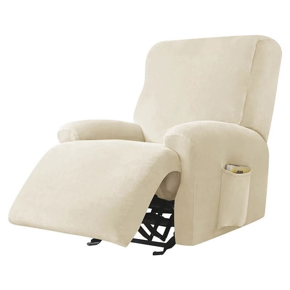 CHUNTIAN Velvet Recliner Sofa Cover Elastic Armchair Chair Covers Lazy Boy Relax Reclining Sofa Seat Cover For Living Room 1/2/3/4 Seats
