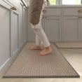 thumbnail image 1 of PTSPLLMY Washable Non-slip Kitchen Rug Faux Sisal Running Rug, Faux Woven Kitchen Mat Kitchen Runners With Back Made Of Natural Rubber, 1 of 6