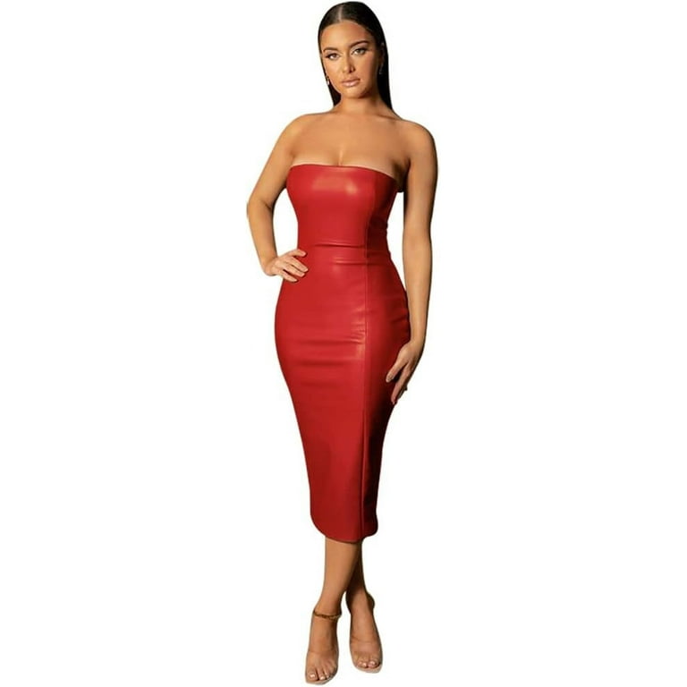 Sexy Strapless Off Shoulder Bodycon Dress Sexy Strapless Off Shoulder Bodycon Dress