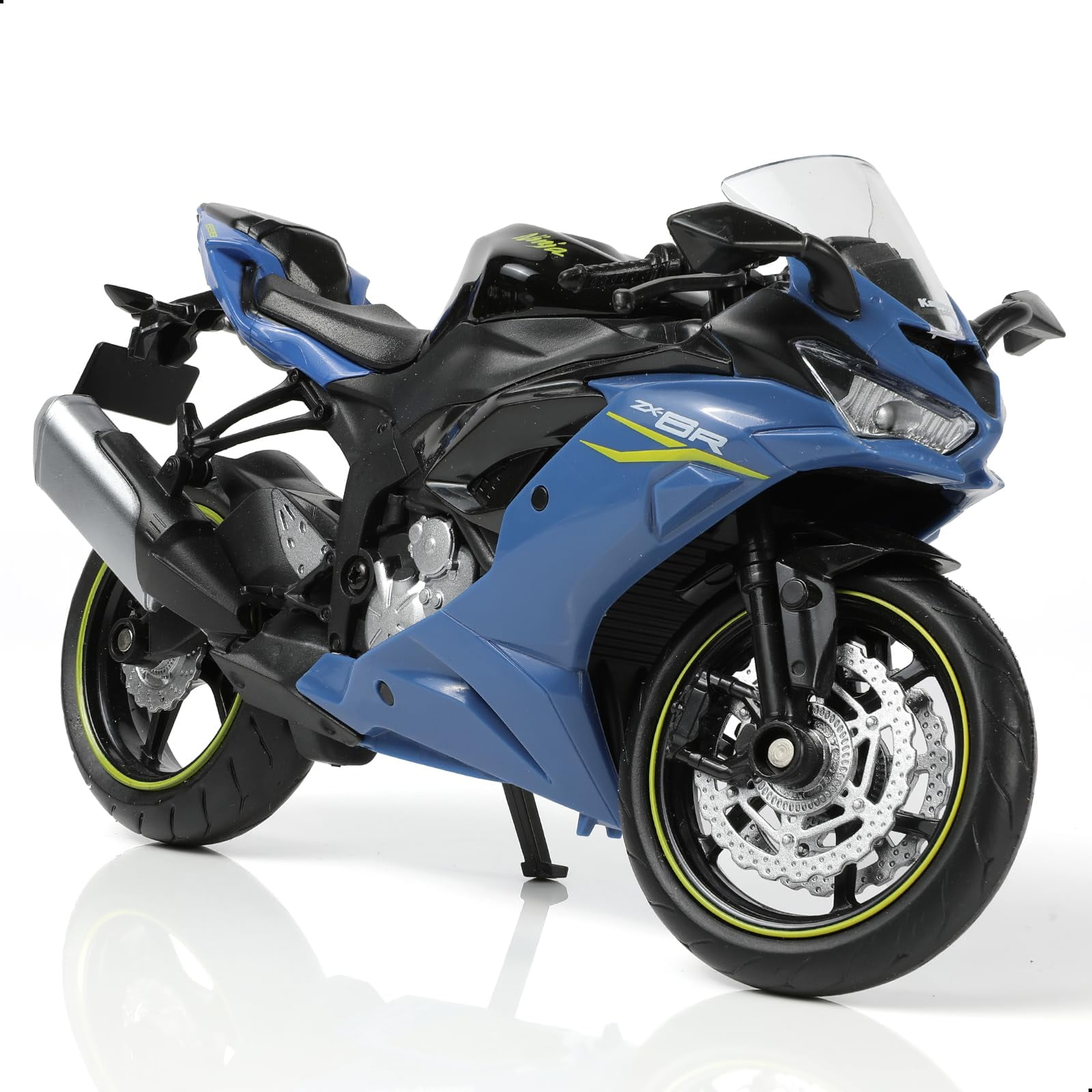 2011 Kawasaki ZX-14 Ninja Green Motorcycle Model 1/12 by New