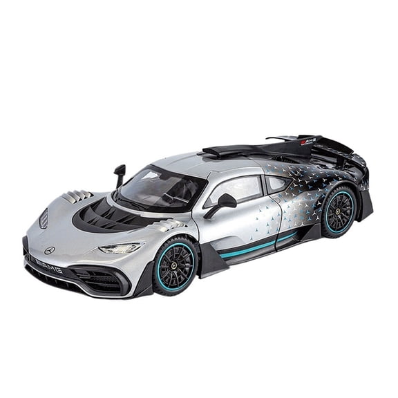 CHUNYAN 1:18 Benzs One Alloy Sports Car Model Diecasts Metal Concept Racing Vehicles Car Model Sound and Light Simulation Kids Toys Gift