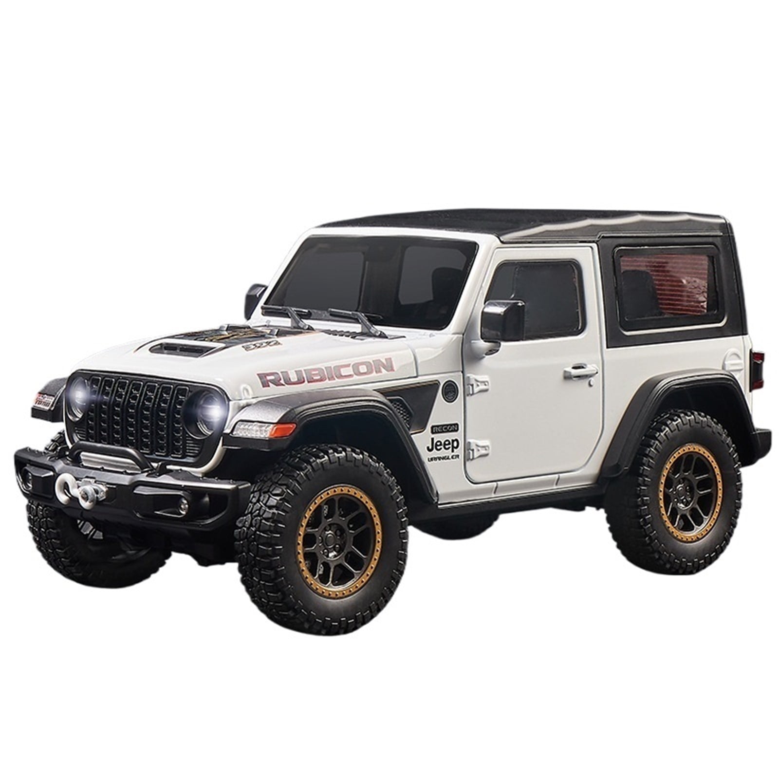 CHUNYAN 1:18 Jeep Wrangler Rubicon 20 Years Commemorative Edition Alloy Cast Toy Vehicle Automobile Model