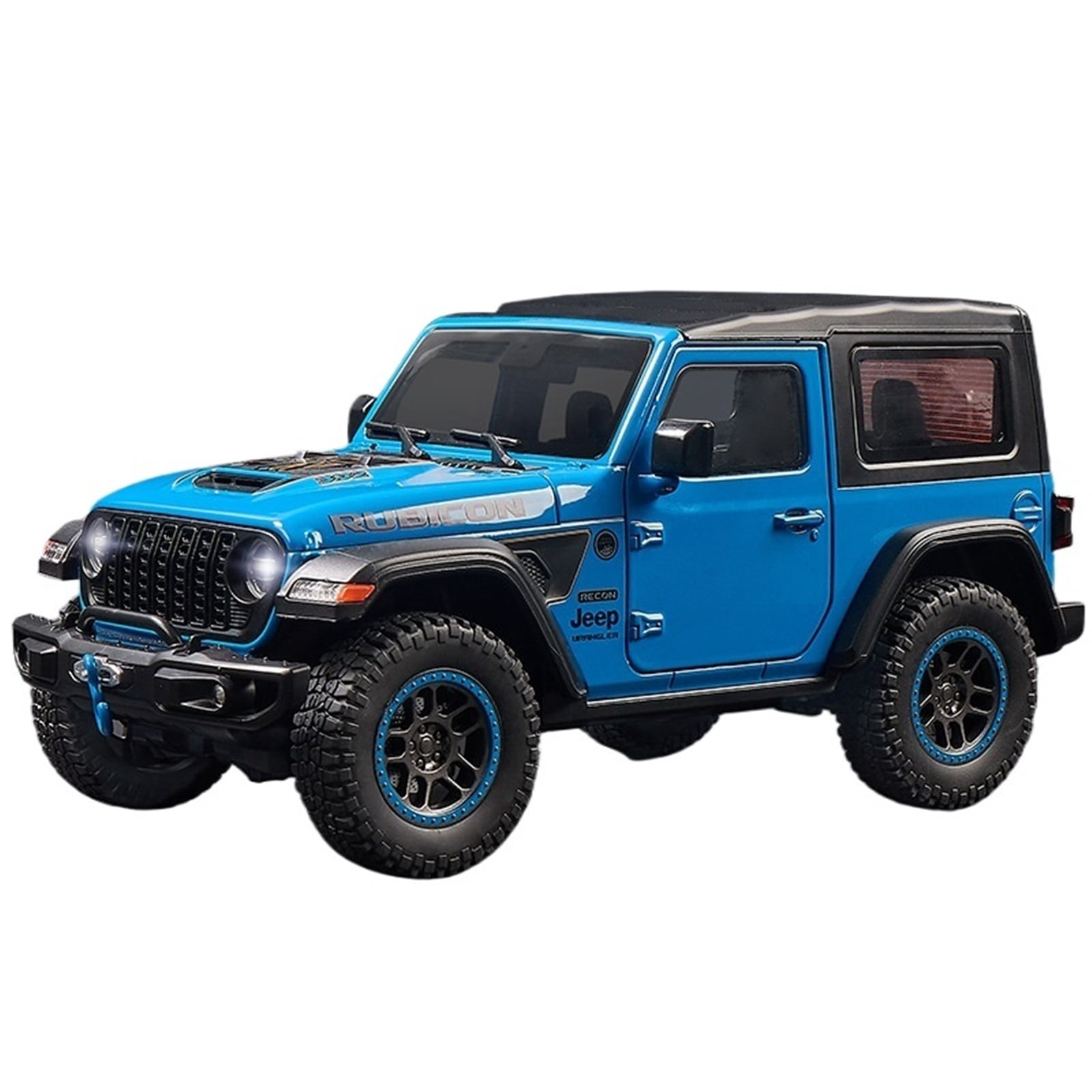 CHUNYAN 1:18 Jeep Wrangler Rubicon 20 Years Commemorative Edition Alloy Cast Toy Vehicle Automobile Model