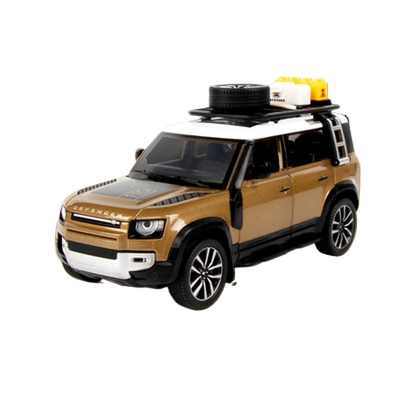 CHUNYAN 1/24 Range Rover Defender Alloy Car Model Diecast Metal Toy Off ...