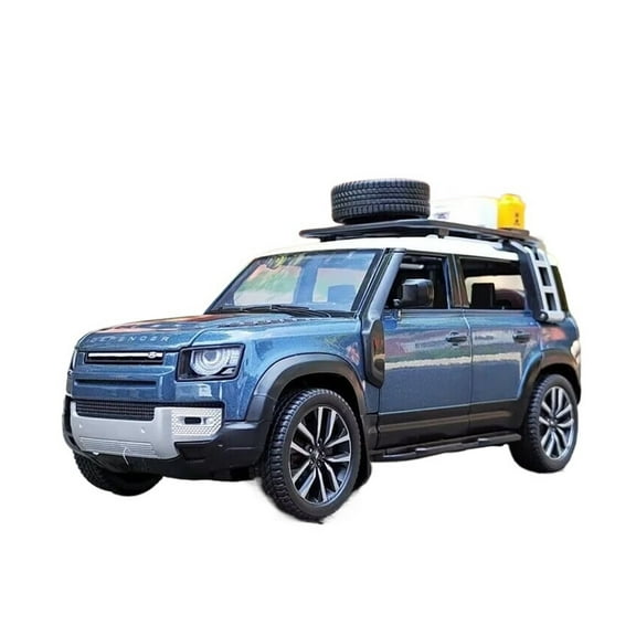 CHUNYAN 1/24 Range Rover Defender Alloy Car Model Diecast Metal Toy Off-road Vehicles Model Simulation Sound Light Collection Kids Gifts