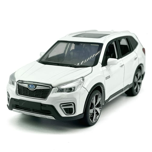 CHUNYAN 1:30 Scale 2025 Subaru Forester e-Boxer SUV Model Toy Car Metal Diecast Toy Vehicle, Doors Open, Light Sound, Pull Back, Toys for Boys Kids Gifts, Men Collection