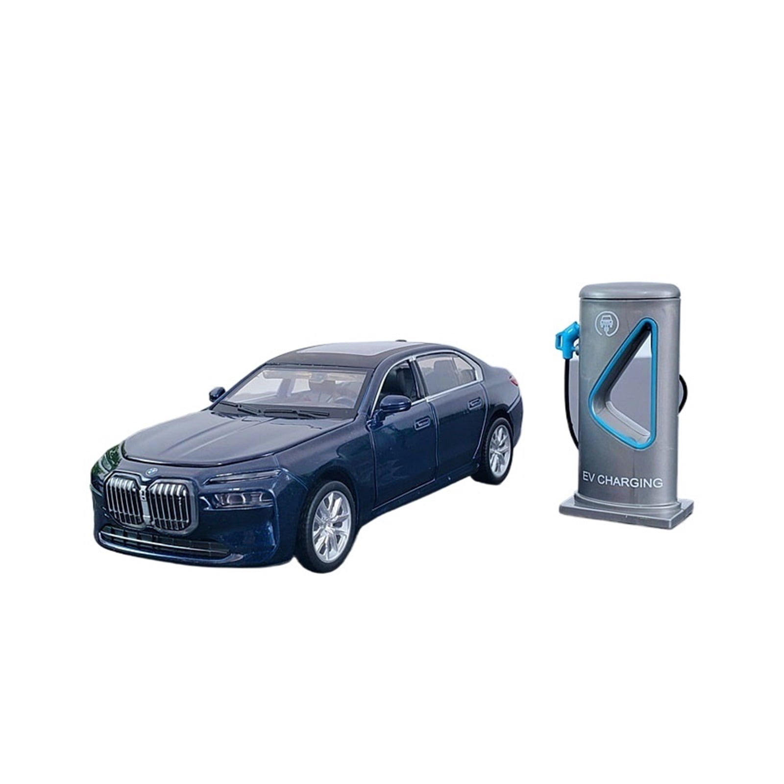 CHUNYAN 1:32 BMW I7 G70 M70L Alloy Miniature Car Diecast Metal Scale Car Model Sound&Light Collection Children Toy Car Vehicle Gifts