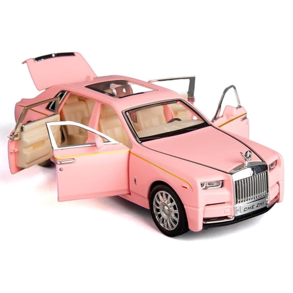CHUNYAN 1/32 Rolls-Royce Phantom alloy car model, with sound and light, rear wheel rebound, holiday gift