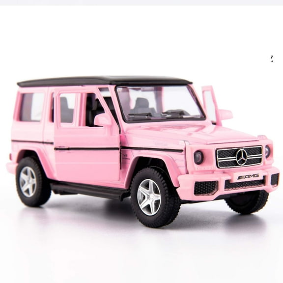 CHUNYAN 1/36 Scale Benz G63 Casting Car Model, Zinc Alloy Toy Car for Kids, Pull Back Vehicles Toy Car for Toddlers Kids Boys Girls Gift (Pink)