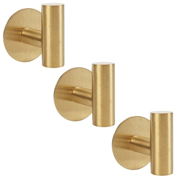 CHUNYAN 304 stainless steel hook, strong self-adhesive hook, no need to punch holes (3pcs)