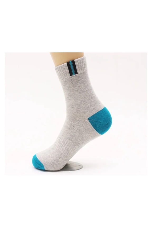 5Pairs/lot Men's Socks Cotton Large Size 44 45 46 47 Business Long Socks Breathable Deodorant Big Size Fashion High Quality