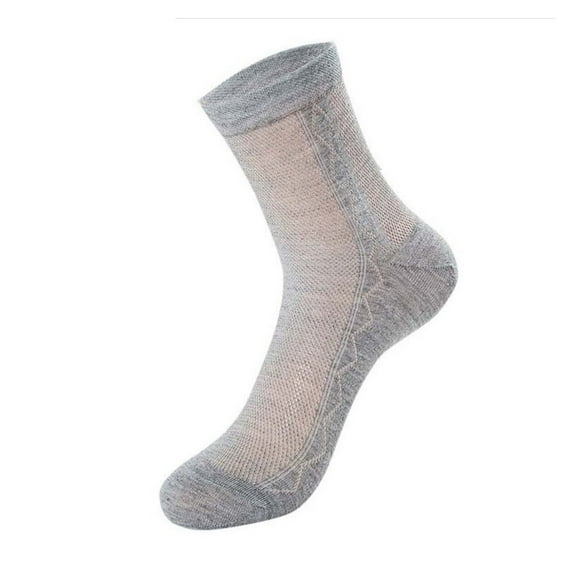 CHUNYAN 6 Pairs Lot High Quality Autumn Summer 100 Cotton Mesh Socks for Men Thin Black White Gray Mens Dress Breathable Casual