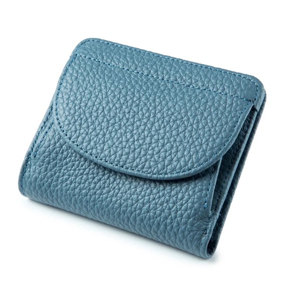 CHUNYAN Genuine Leather RFID ID Credit Bank Business Card Holder Cowhide Coin Purse Bags Luxury Clutch Slim Pocket Wallets For Women