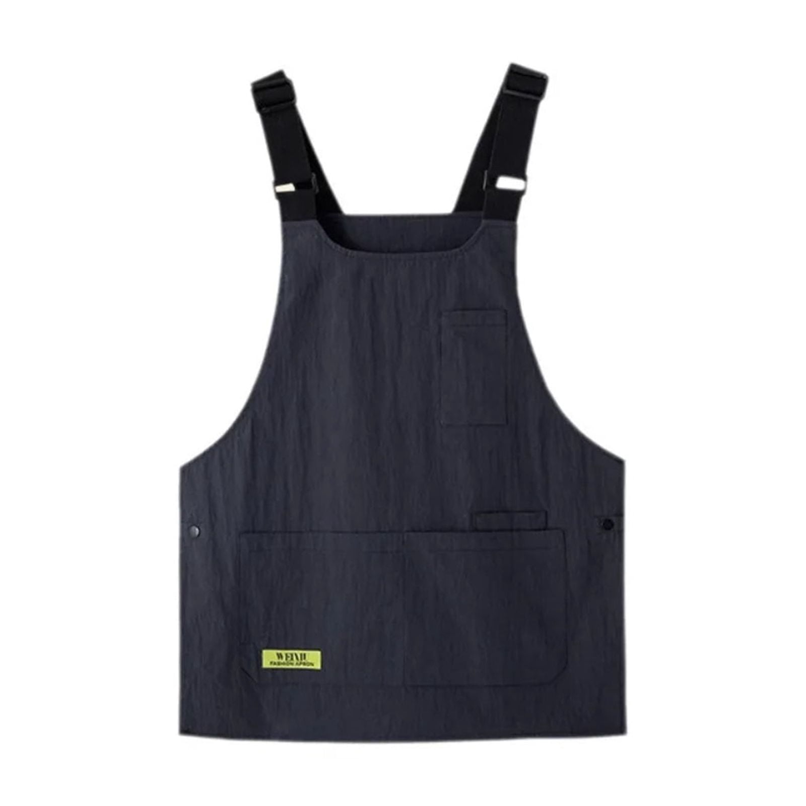 CHUNYAN Japanese Style Vest Apron Adjustable Widened Shoulder Straps Resistant Dirt Apron Waterproof Fashion Cooking Apron Female