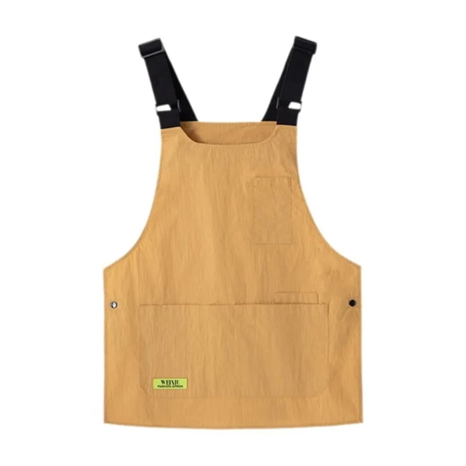 CHUNYAN Japanese Style Vest Apron Adjustable Widened Shoulder Straps Resistant Dirt Apron Waterproof Fashion Cooking Apron Female