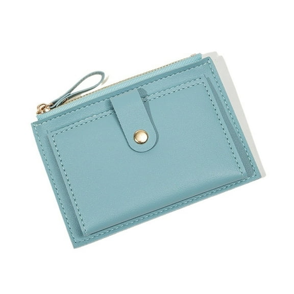 CHUNYAN New minimalist and portable short wallet for women ultra-thin card storage bag for students compact coin and coin wallet