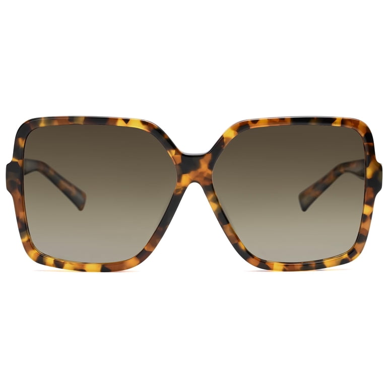 CHUNYAN Oversized Square Sunglasses for Women Big Large Wide  display picture 1