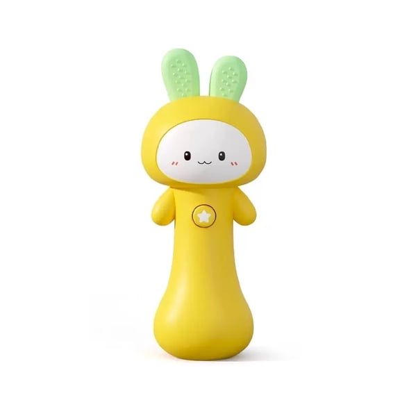 CHUNYAN Rabbit hand-rock toys - children's toys with light and music, soothing children's toys