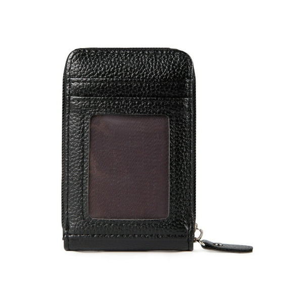 CHUNYAN Secure and Stylish Women's RFID Blocking Zipper Wallet with Compact, Elegant PU Clutch Card Holder, 12 Card Slots for Classic De