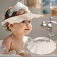 thumbnail image 1 of CHUNYAN Shower Cap Hat Soft Adjustable Bath Head Cap Visor for Washing Hair Safe Shampoo Shower Bathing Protection Head Eye Ear,Shampoo Caps for Toddler,Kids,Children, 1 of 7