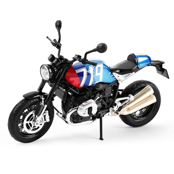 CHUNYAN Toy Model Car with 1:12 Scale BMW Alloy Motorcycle Model Diecast for Kids, Motorcycle Model Cars Birthday for Boys and Adults