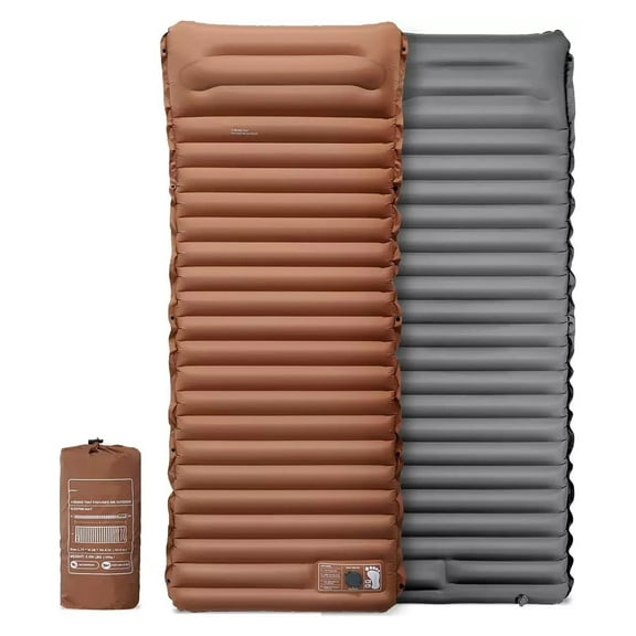 CHUNYAN Ultralight Self-inflating Air Mattress Thicken Sleeping Pad Splicing Inflatable Bed Beach Picnic Mat Camping Tent Air Cushion