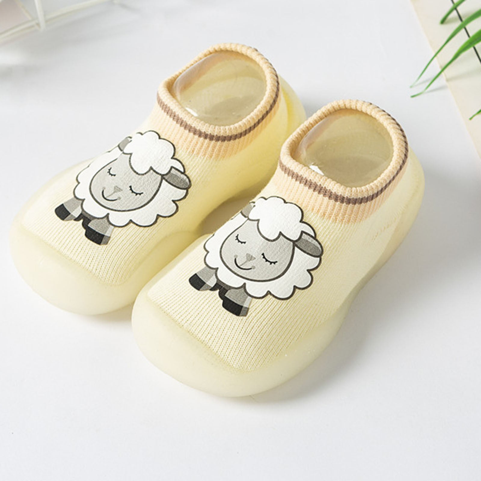 CHUOU Baby Home Slippers Cartoon Warm House Slippers For Lined Winter ...