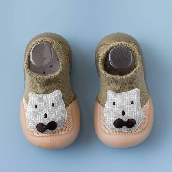 CHUOU Baby Toddler Floor Socks Shoes Soft Bottom Non Slip Cartoon Pattern Baby Casual Shoes