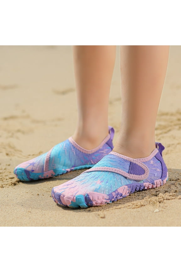 Boy's Shoes Quick Dry Leisure, Round Toe, Purple