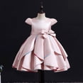 thumbnail image 1 of CHUOU Flower Girls Tulle Dress Bridesmaid Sparkle Wedding Pageant Dresses Princess Birthday Party For 7-8 Years, 1 of 1
