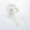 thumbnail image 1 of CHUOU Girls Ankle Socks Lace Ruffle Anklet Socks Cup Lace Socks For 1-2 Years, 1 of 5