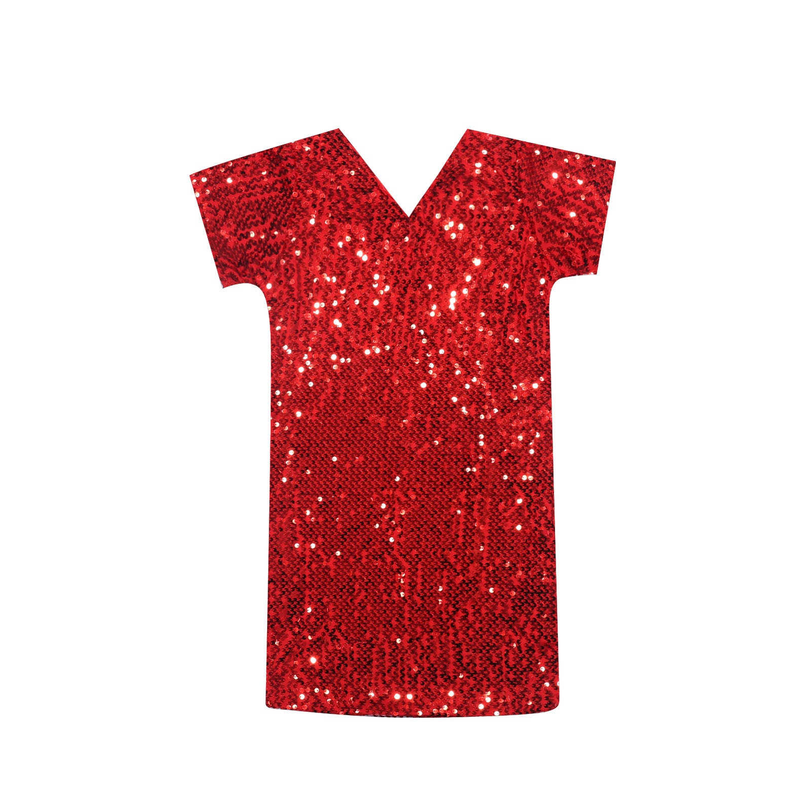 Brown Sequin Tulle Dress For Girls Sparkling Twirl Ready Round Neck Spring Collection main image 1