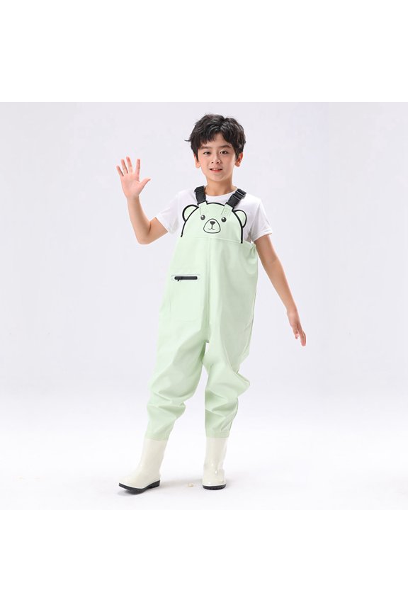 Kids Chest Waders Youth Fishing Waders For Toddler Children Water Proof & Fishing Waders With Boots