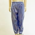 thumbnail image 1 of CHUOU Kids Girls Boys Sparkly Metallic Harem Dance Pants Loose Fit For Modern Hip Hop Street Dancewear For 8-9 Years For 8-9 Years, 1 of 5