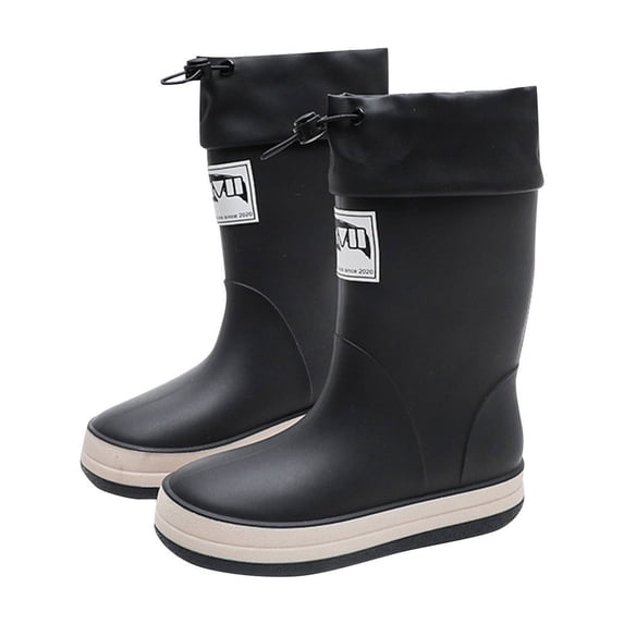 CHUOU Kids Rain Boots Non Child Shoes Rain Boots for Girls and Boys,2T-12T