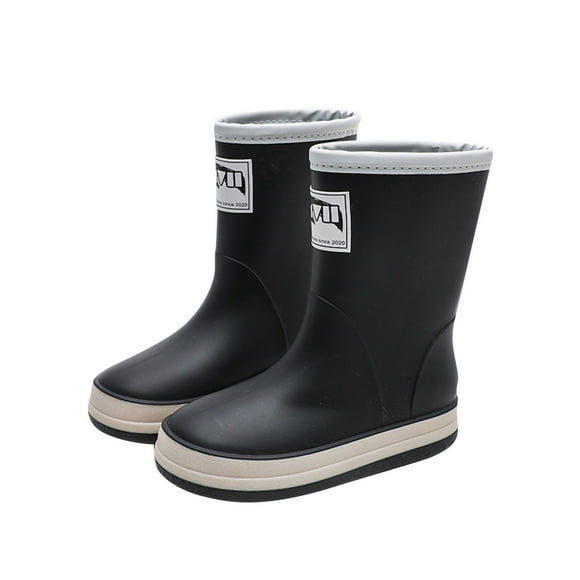 CHUOU Kids Rain Boots Non Child Shoes Rain Boots for Girls and Boys,2T-12T
