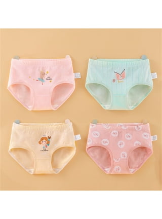 Kids Children Girls Underwear Cute Print Briefs Shorts Pants Cotton  Underwear Trunks 3PCS 1-10 Year Old Girl Panties 