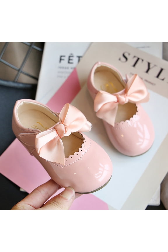 Leather Shoes Princess Kids Toddler Sandals Knot Girls Baby Baby Shoes