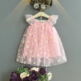 thumbnail image 1 of CHUOU Little Girl Tutu Dress Tulle Ruffles Flower Girls Wedding Party Dresses For 4-5 Years, 1 of 1