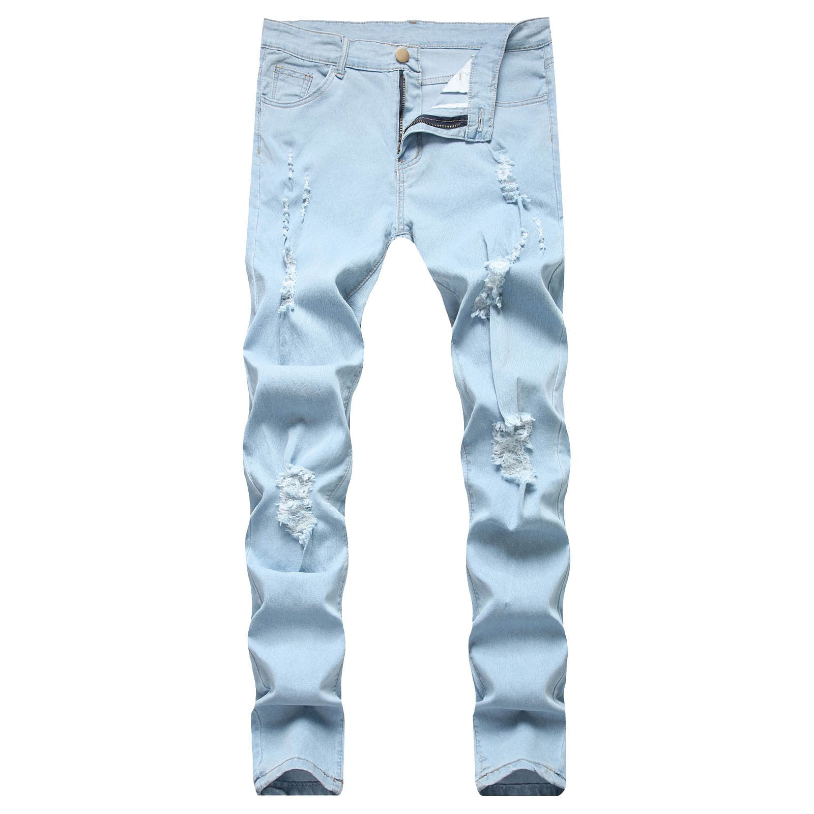 CHUOU Men's Jeans Are White And Slim Men's Skinny Jeans - Walmart.com