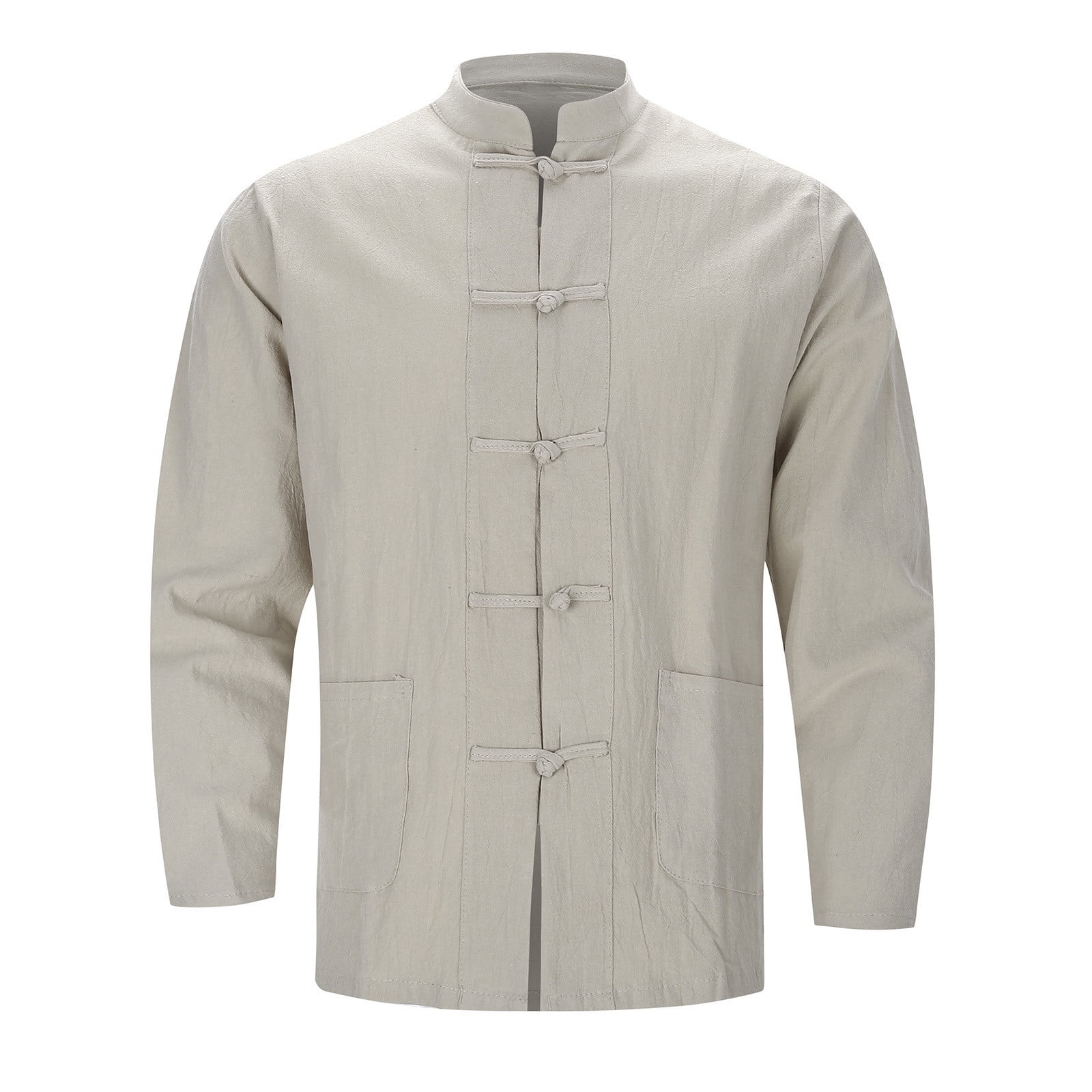 CHUOU Men's Linen Japanese Chinese Traditional Clothing Tang