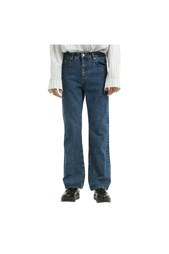 Men's Slim Fit Flared Jeans Comfort Denim Pants 60s 70s Retro Trousers Bell Bottoms Jeans For Men