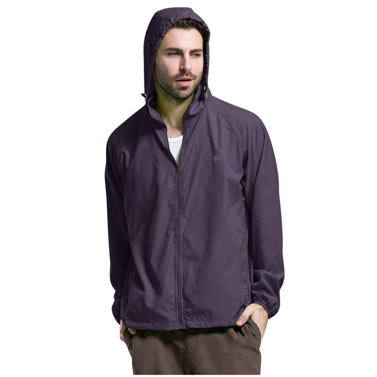 Lightweight travel raincoat with hood best sale